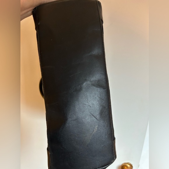 Vintage Gucci Monogram Canvas & Leather trim shopper tote black - Picture 3 of 8